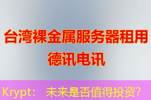 Krypt： 未来是否值得投资？