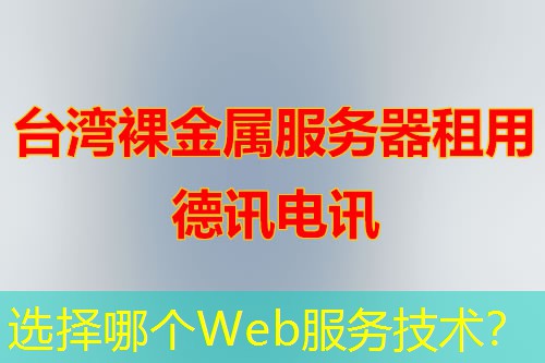选择哪个Web服务技术? 选择哪个Web服务技术?