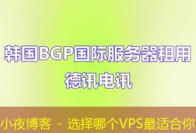 小夜博客 - 选择哪个VPS最适合你-海外服务器