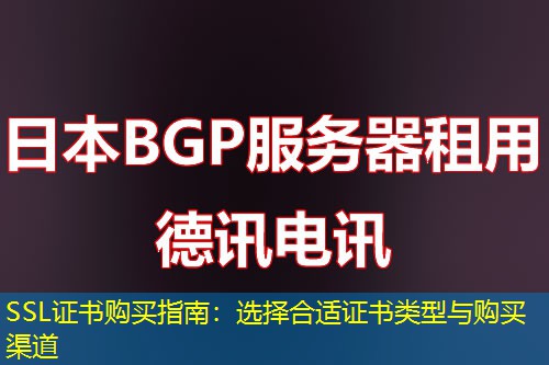 SSL证书购买指南:选择合适证书类型与购买渠道 SSL证书购买指南:选择合适证书类型与购买渠道