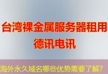海外永久域名哪些优势需要了解?-海外服务器
