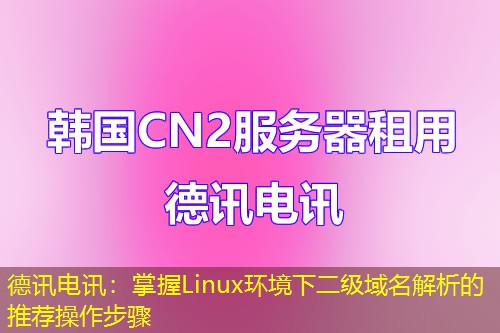 德讯电讯:掌握Linux环境下二级域名解析的推荐操作步骤 德讯电讯:掌握Linux环境下二级域名解析的推荐操作步骤