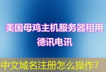中文域名注册怎么操作？-海外服务器